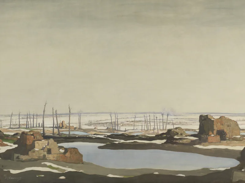 1865-David Young Cameron - Campi di battaglia di Ypres